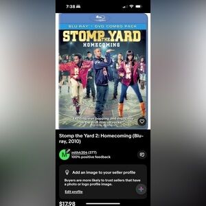 Stomp the Yard 2: Homecoming Blu-ray - Colorful Cast Cover DVD